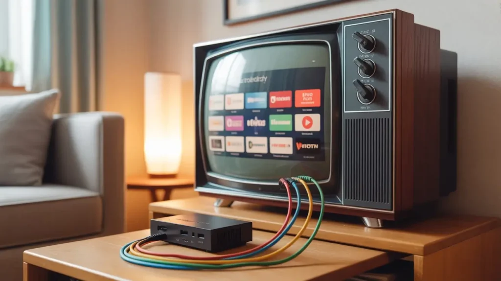 TV antiga sem HDMI