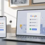 acessar o controlador de senhas do Google