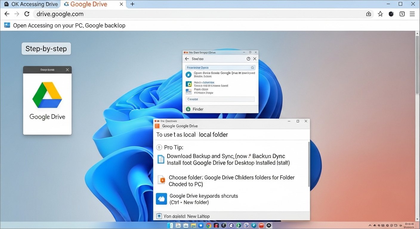 Como acessar Google Drive