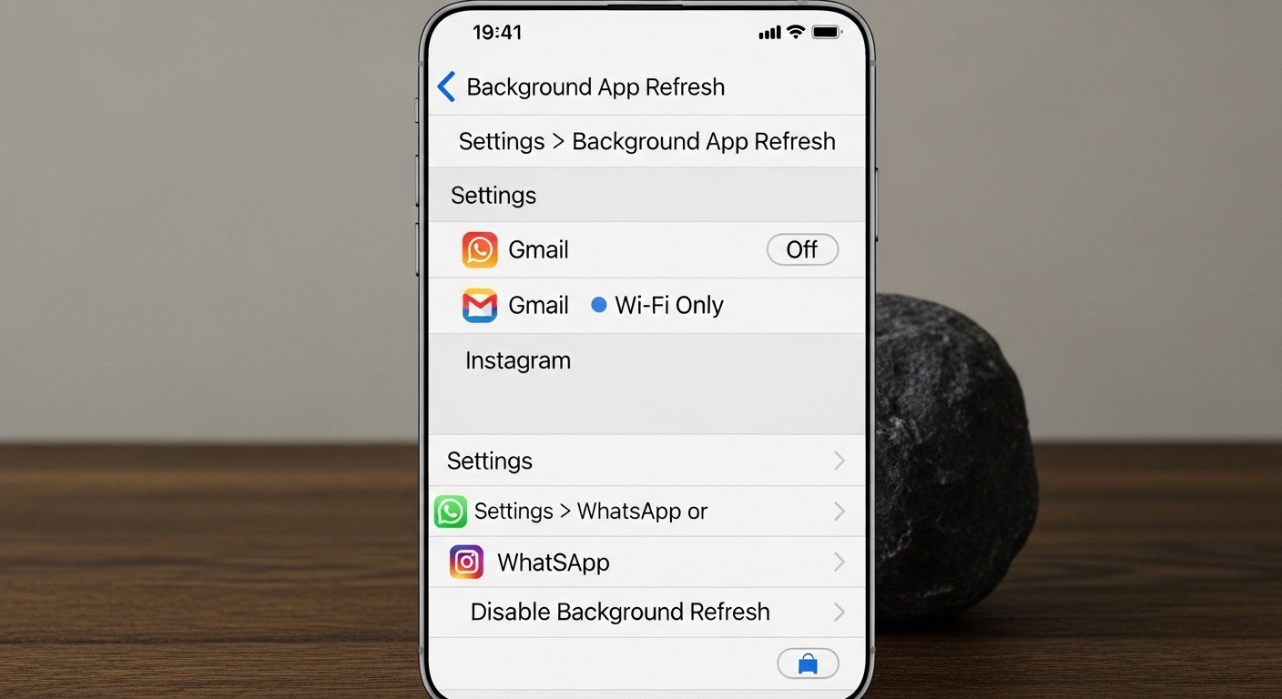 Desative a Atualização de Apps