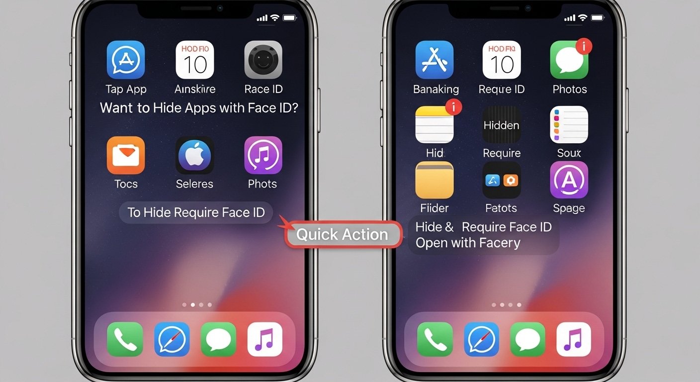 Trancar e Ocultar Apps com Face ID