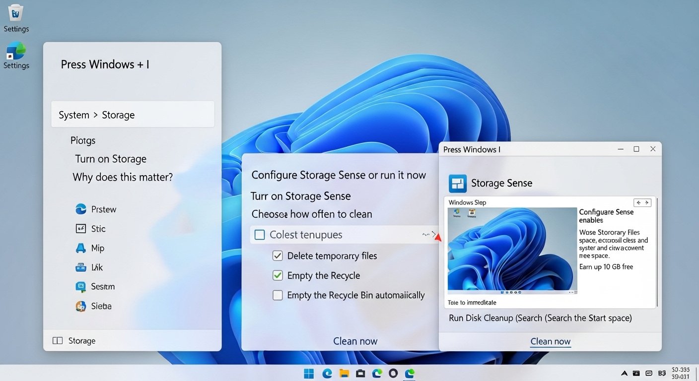 Windows com Storage Sense