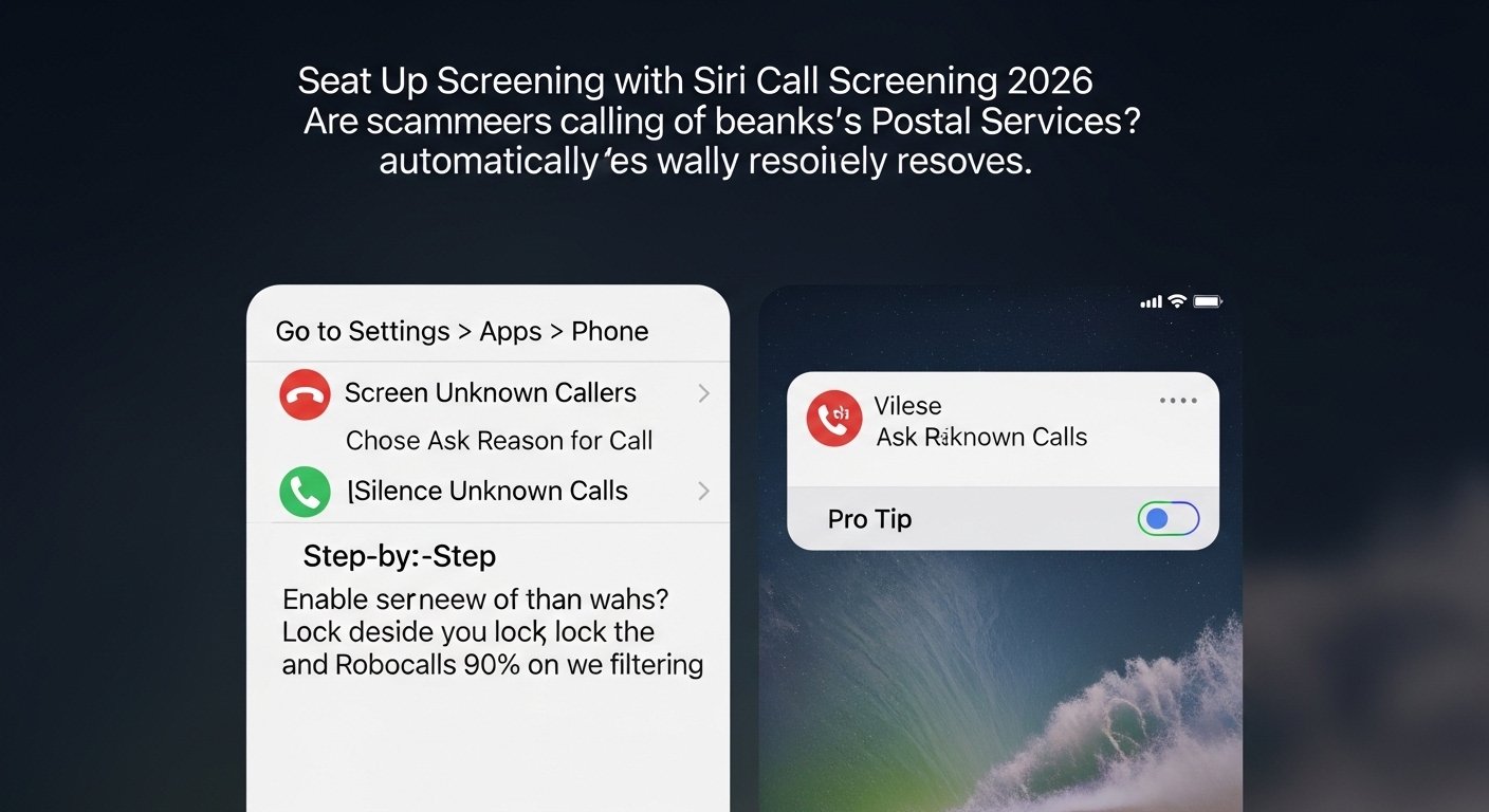 Triagem de Chamadas com Siri
