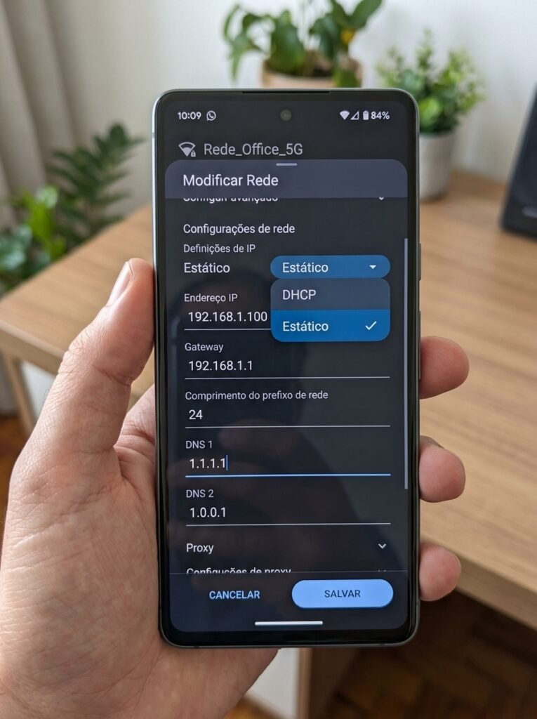 Configurar o DNS Apenas no Wi-Fi