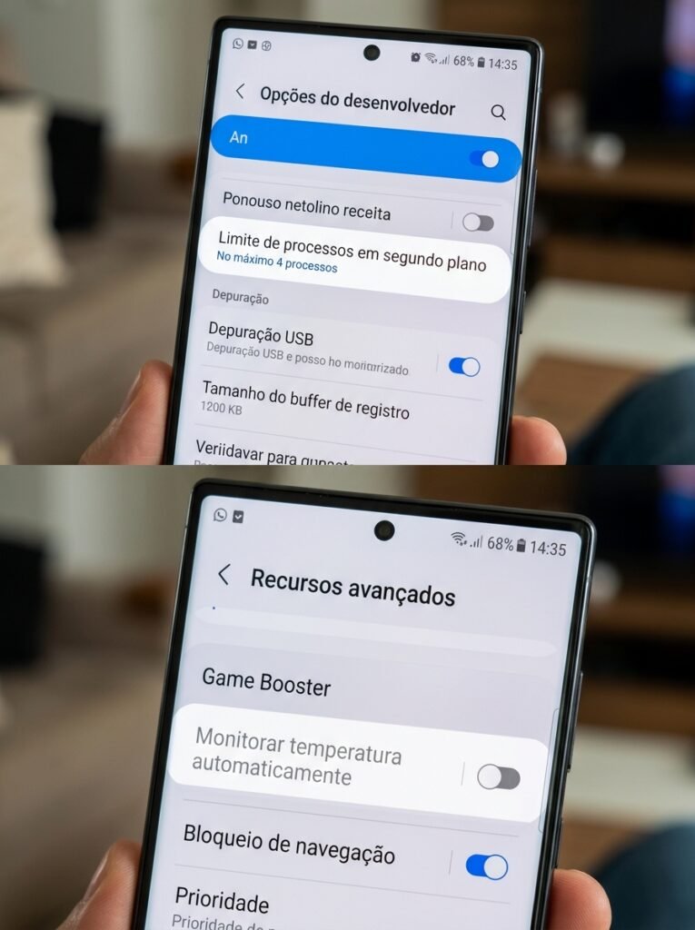 Limitar Apps em Segundo Plano