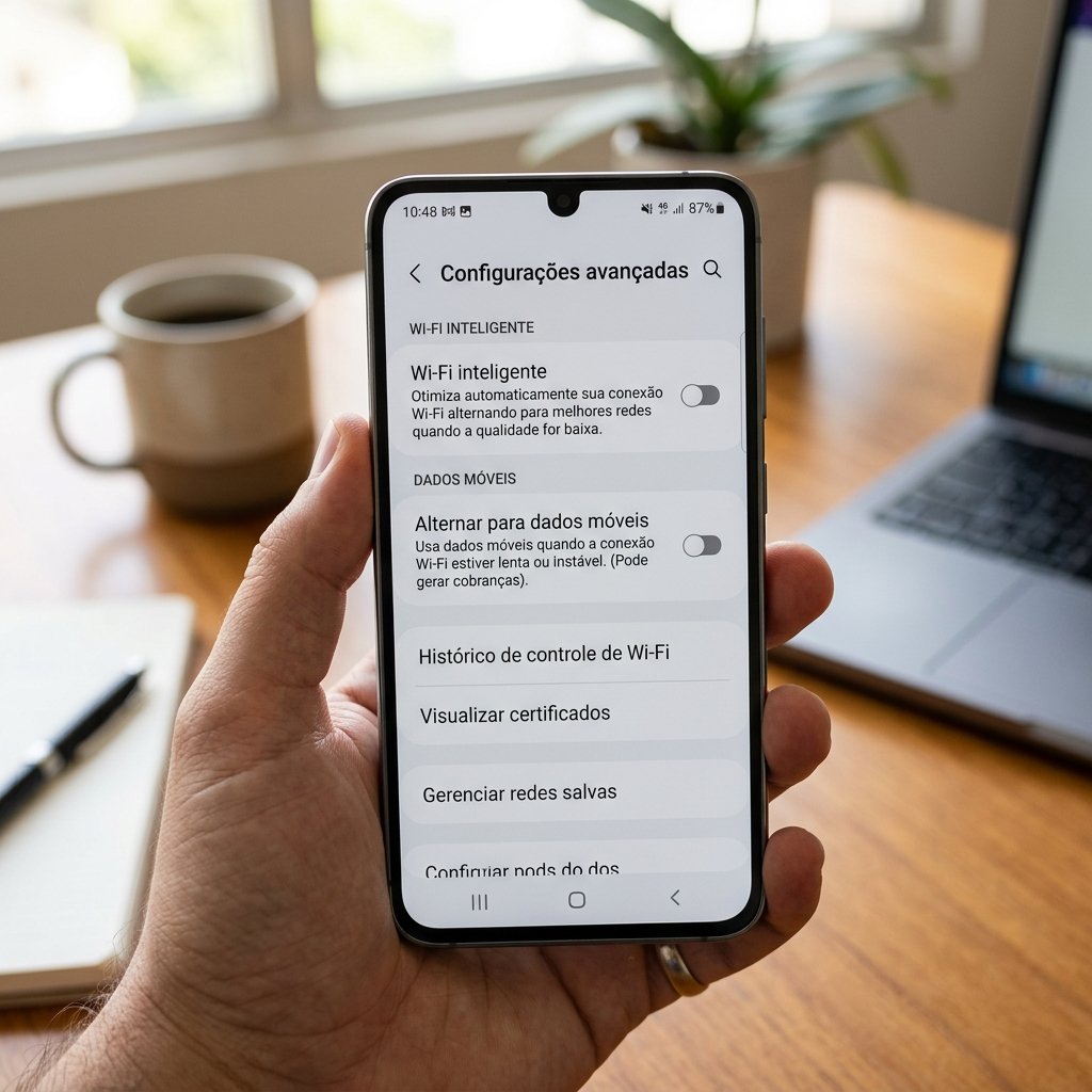 Desativar o Wi-Fi Adaptavel