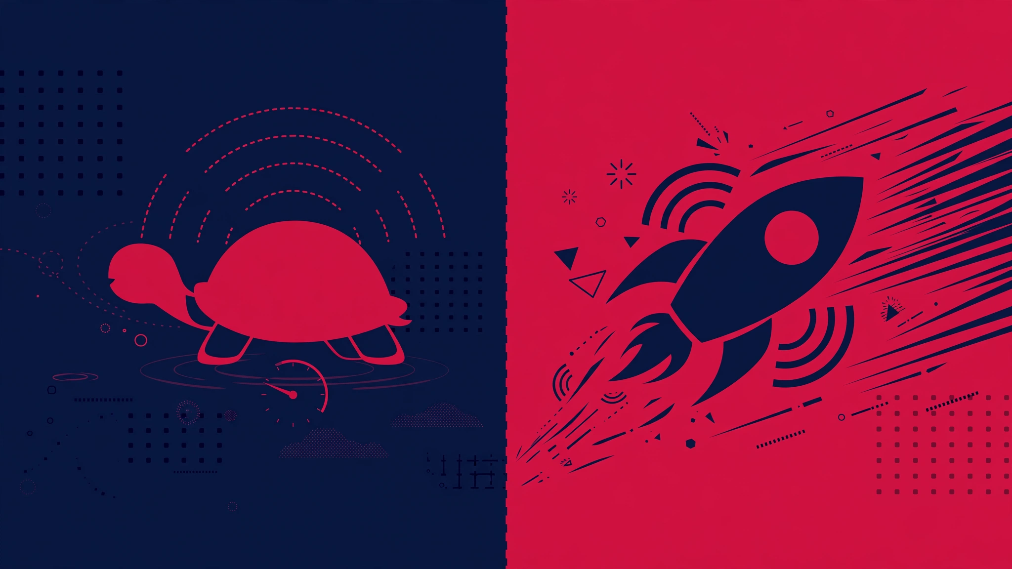 Comparacao visual entre redes moveis 4G e 5G