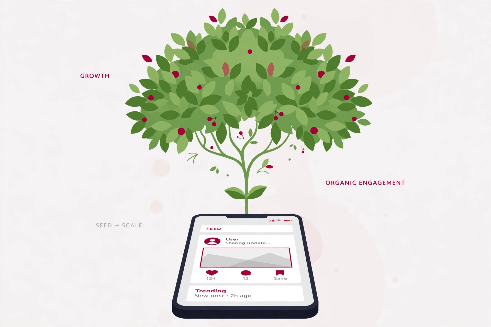 O que significa crescer no Instagram de forma organica em 2026