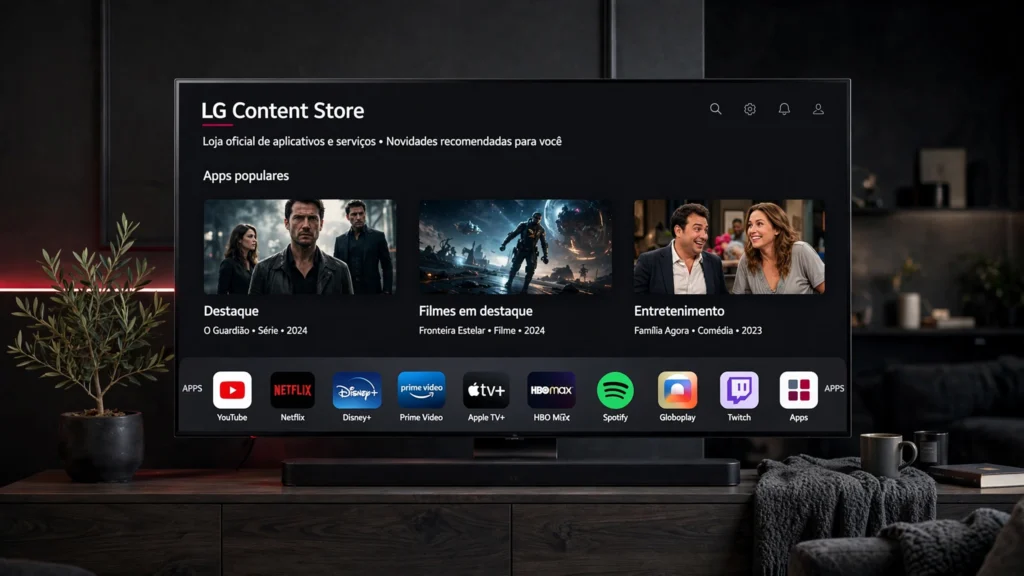 Instalando aplicativos na LG Content Store do webOS