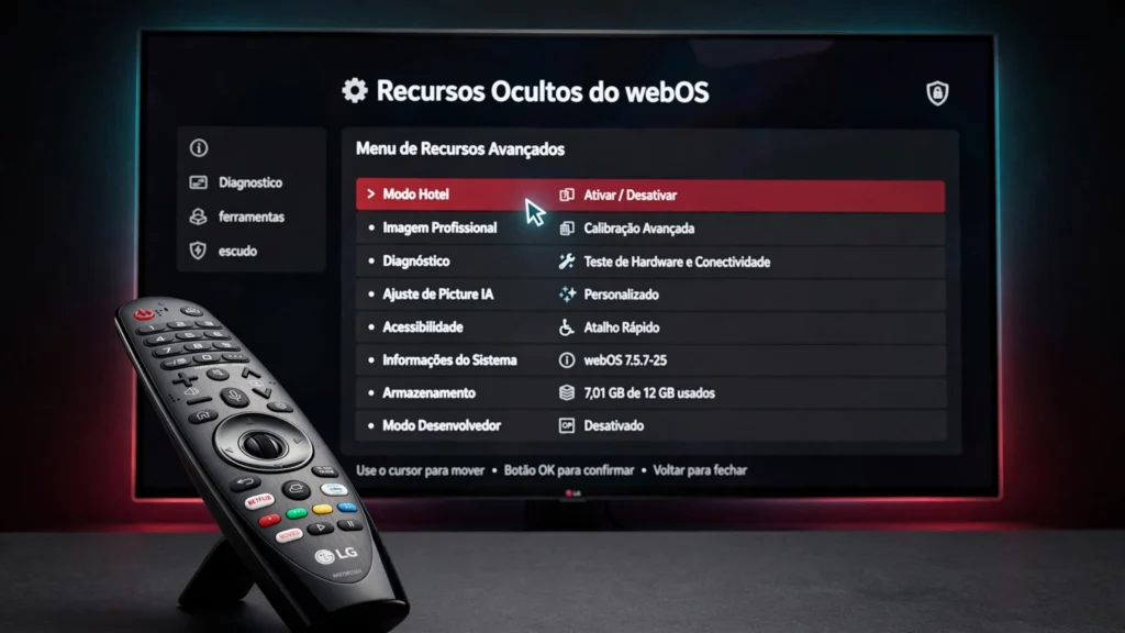 Recursos escondidos do webOS com Magic Remote