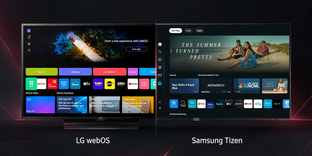 Comparativo Tech on Dicas TV LG vs Samsung