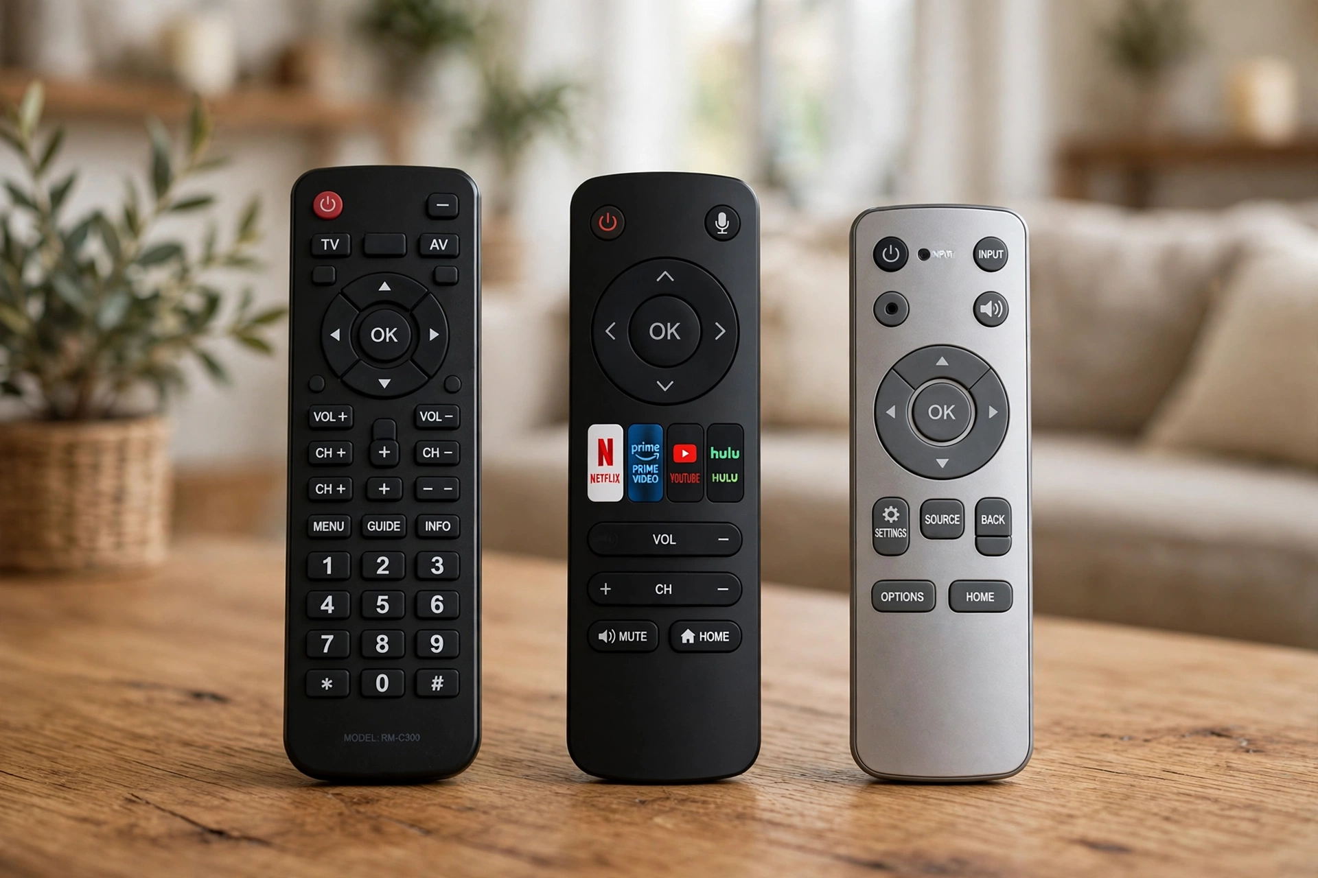 Controles remotos de Smart TV Samsung, LG e Philco