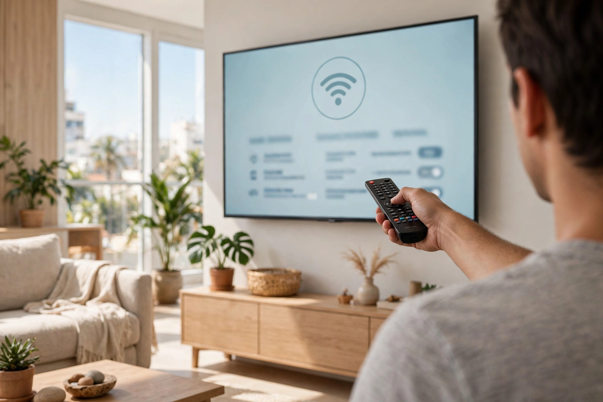 Como configurar Smart TV Samsung do zero com controle remoto