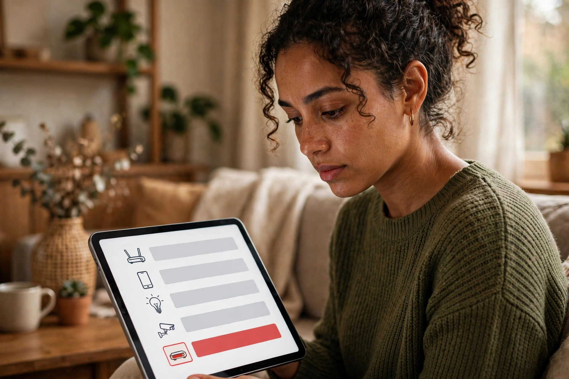 Lista de aparelhos conectados na rede Wi-Fi com um dispositivo desconhecido