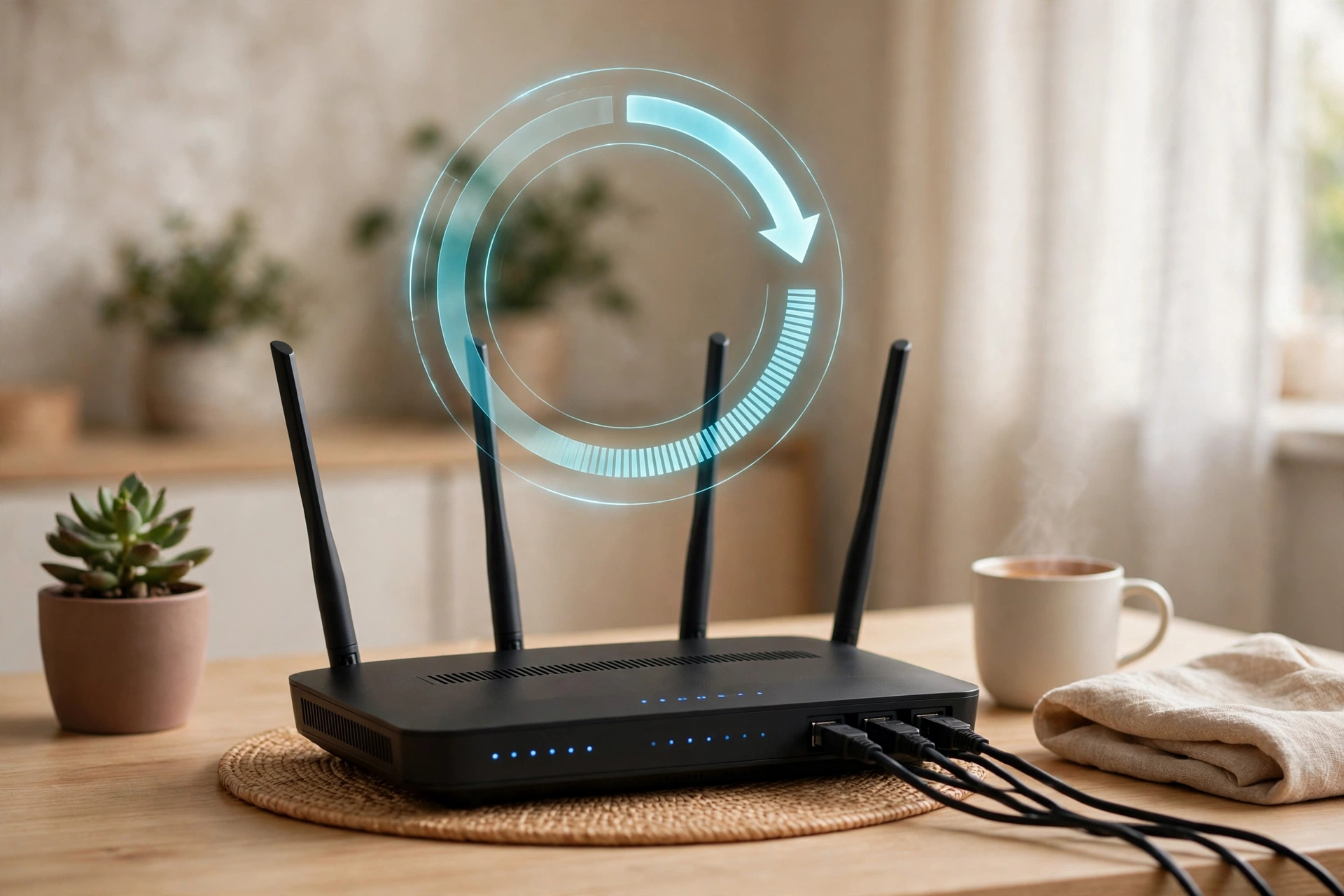 Atualizacao de firmware do roteador